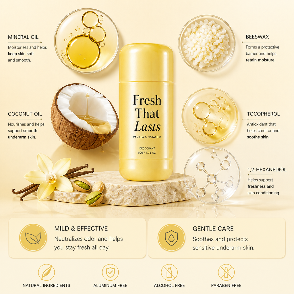 Natural Deodorant Balm – Long-Lasting Freshness & Gentle Underarm Care