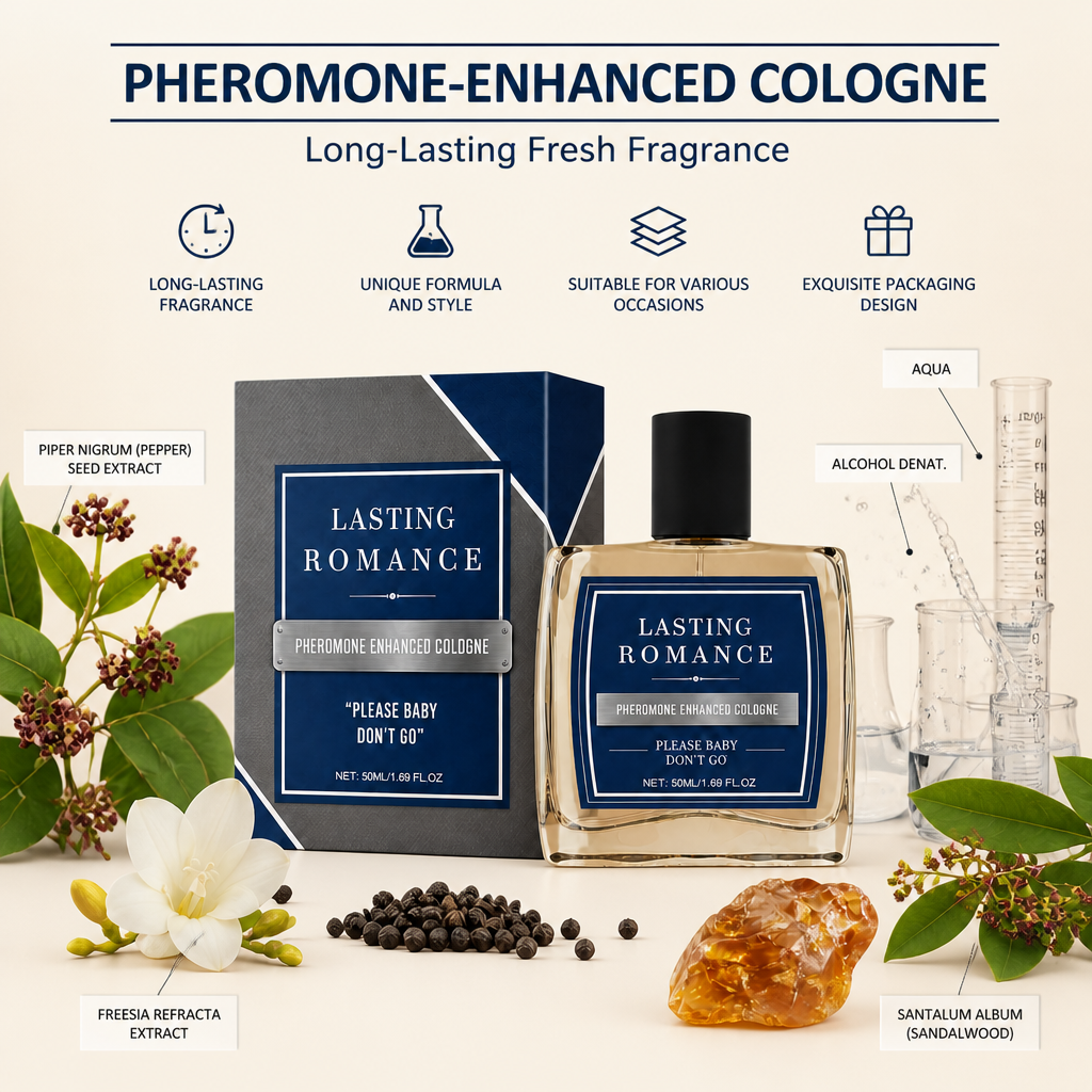 Pheromone-Enhanced Cologne – Long-Lasting Fresh Fragrance