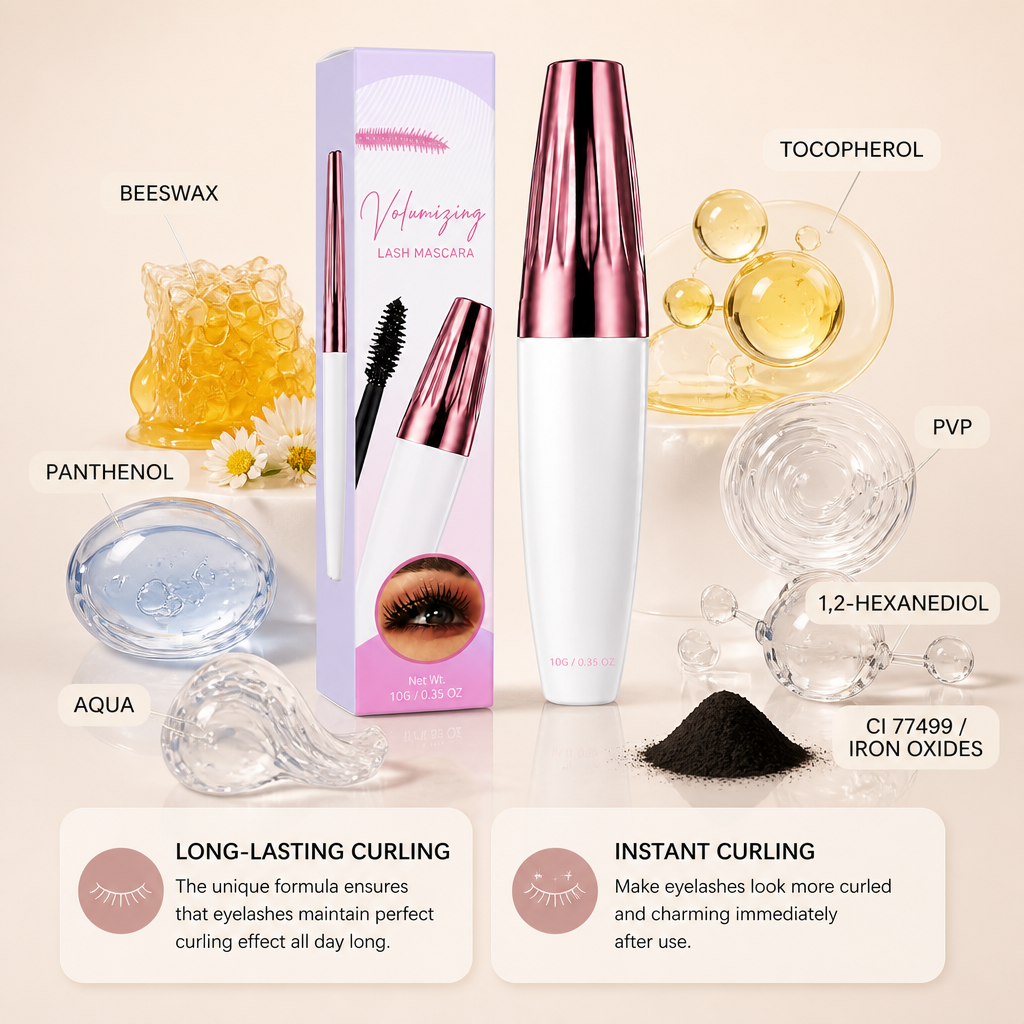 Volumizing Curl Mascara for Long-Lasting Lift & Definition