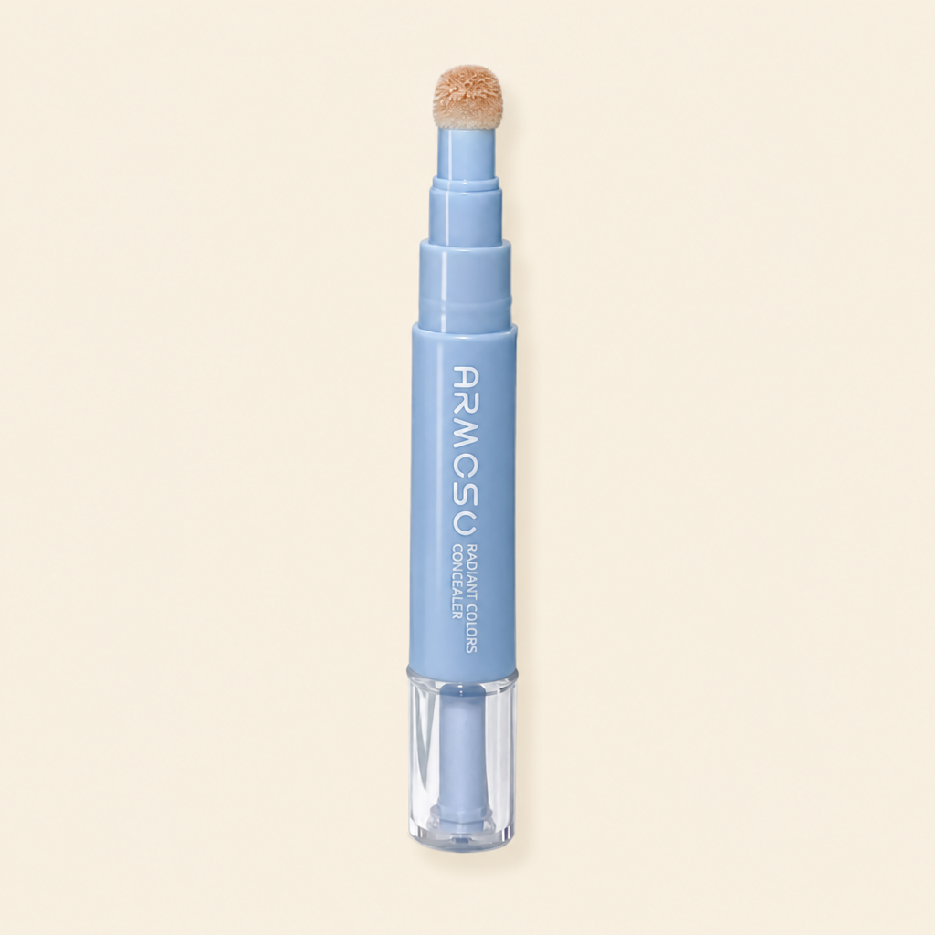 2-in-1 Hydrating Full-Coverage Concealer Pen & Stick with Blending Sponge