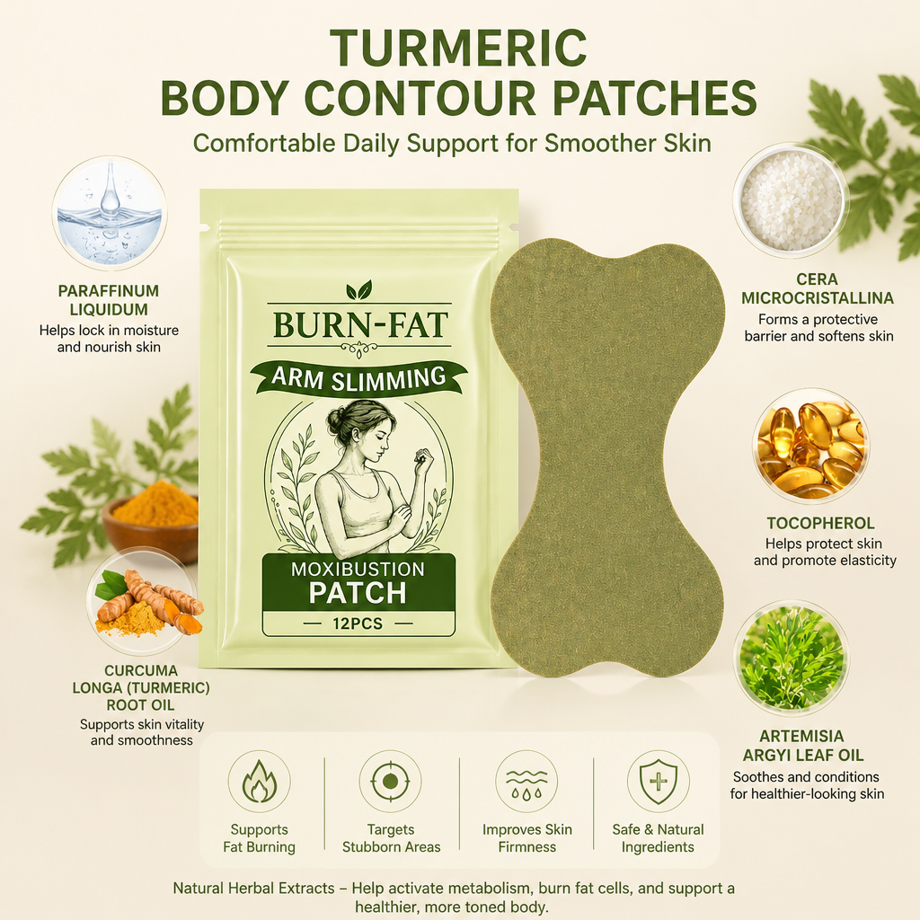 Turmeric Body Contour Patches – Comfortable Daily Support for Smoother Skin