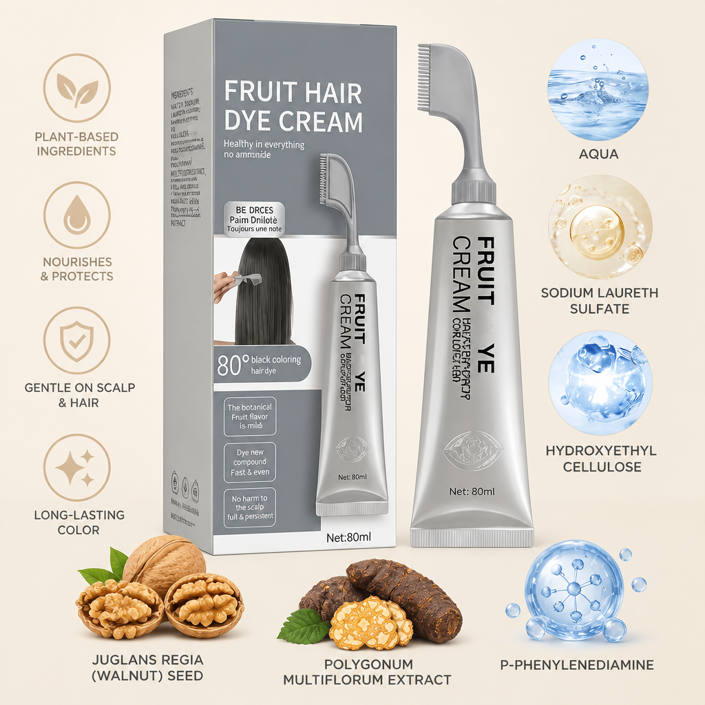 Gentle Botanical Hair Dye – Natural-Looking Color With Nourishing Care