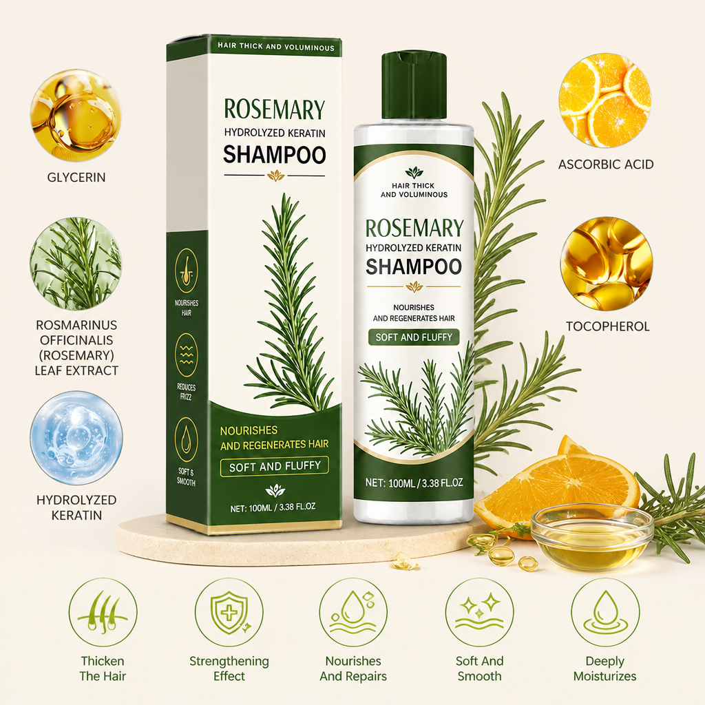 Rosemary Keratin Hair Mask – Nourishing Repair Care For Smooth Hair
