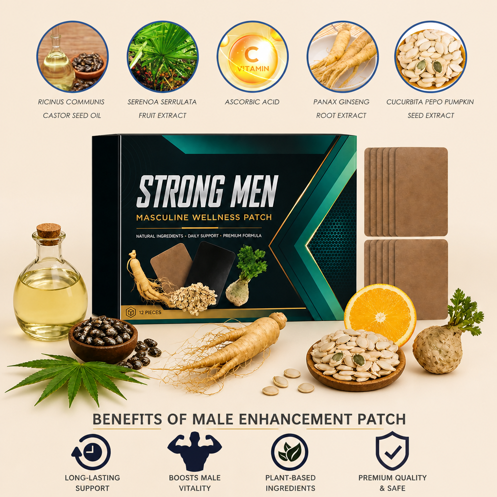 Men's Wellness Patch – Botanical Support For Daily Vitality