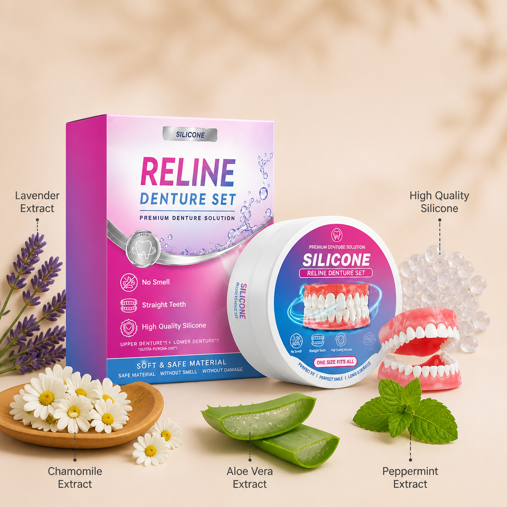 Silicone Denture Reline Kit – Comfortable Custom Fit For Dentures
