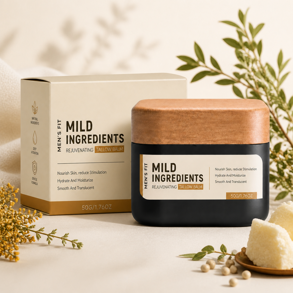 Men’s Hydrating Tallow Face Balm – Nourishing Daily Skin Care
