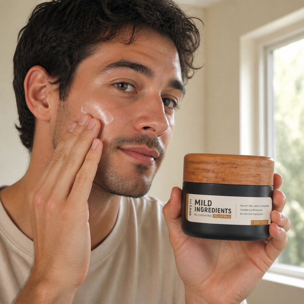 Men’s Hydrating Tallow Face Balm – Nourishing Daily Skin Care