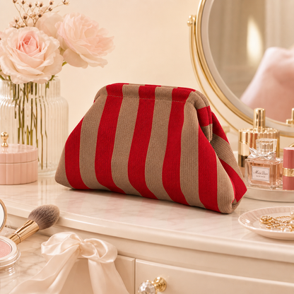 Stylish Knitted Makeup Bag