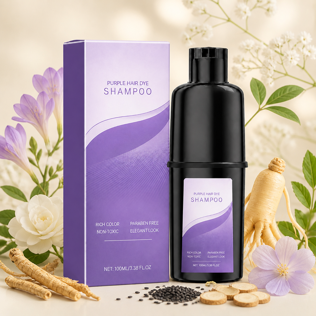 Black Sesame Color Care Shampoo – Natural-Looking Dark Hair Refresh