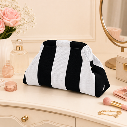 Stylish Knitted Makeup Bag