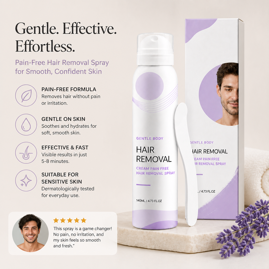 Pain-Free Man Hair Removal Cream – Gentle Formula for Sensitive Skin