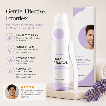 Pain-Free Man Hair Removal Cream – Gentle Formula for Sensitive Skin