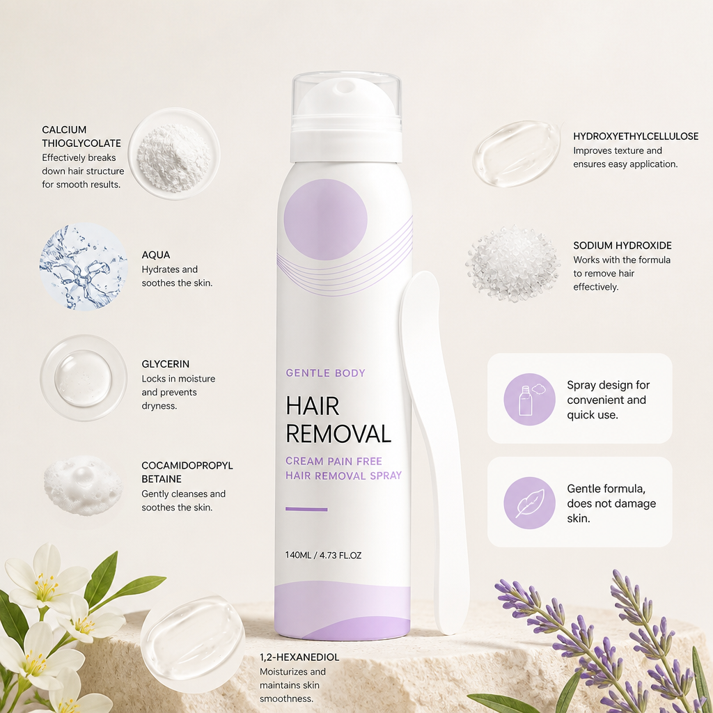 Pain-Free Woman Hair Removal Cream – Gentle Formula for Sensitive Skin