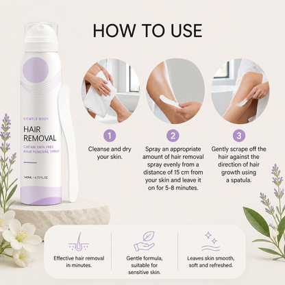 Pain-Free Woman Hair Removal Cream – Gentle Formula for Sensitive Skin