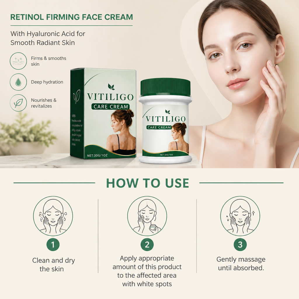 Vitiligo Care Cream – Nourishing Skin Care Formula for Uneven Skin Appearance