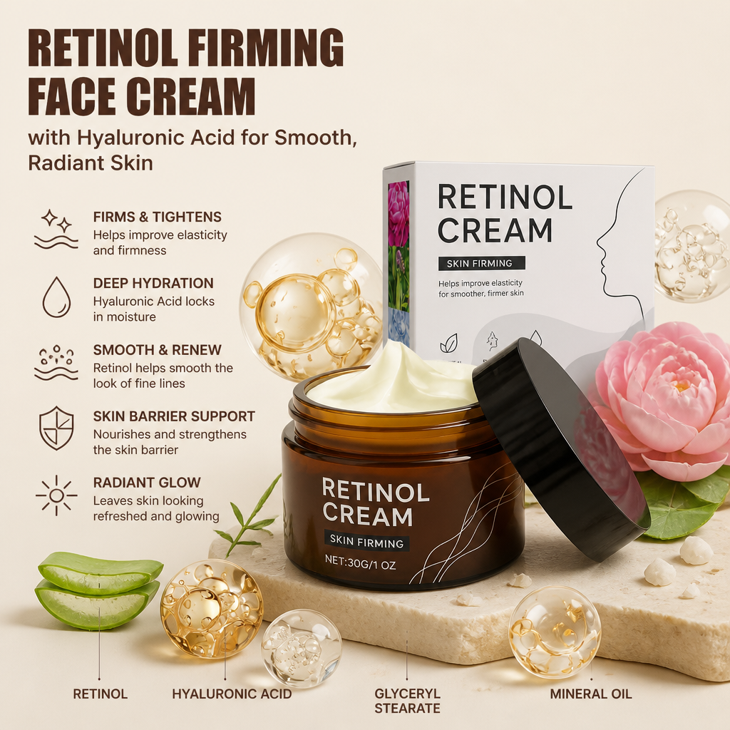 Collagen Retinol Gua Sha Cream – Firming Moisture For Smooth-Looking Skin