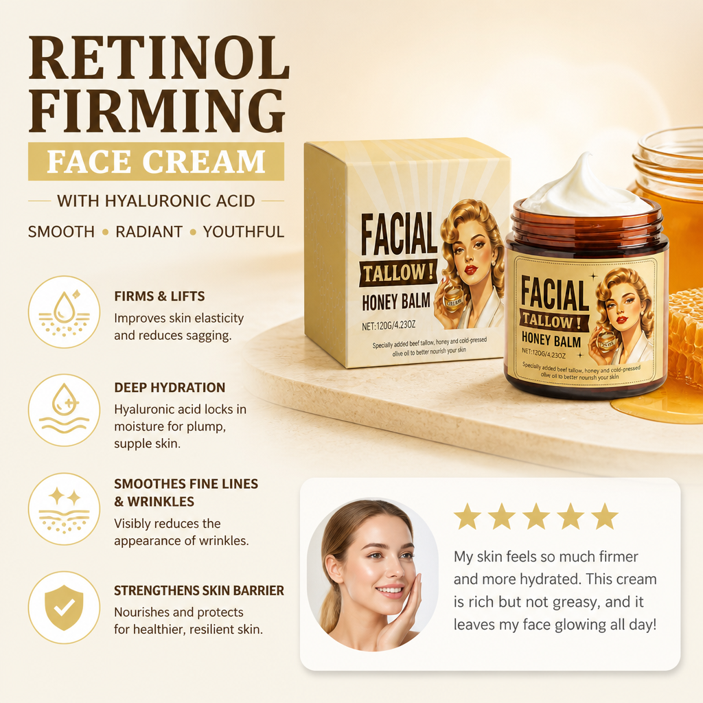 Honey & Shea Moisturizing Face Cream for Soft, Smooth, Radiant Skin
