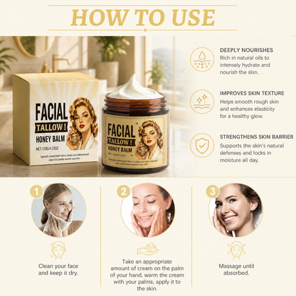 Honey & Shea Moisturizing Face Cream for Soft, Smooth, Radiant Skin