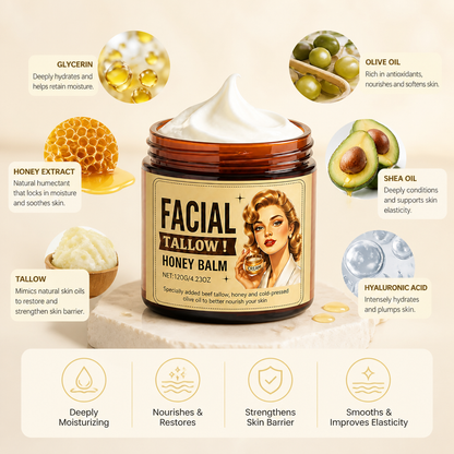 Honey & Shea Moisturizing Face Cream for Soft, Smooth, Radiant Skin