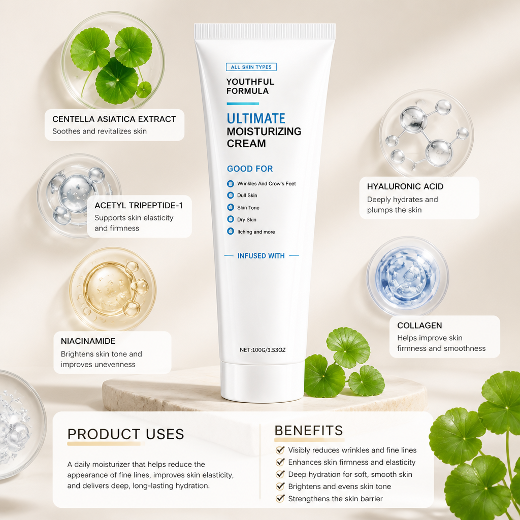 Ultimate Moisturizing Cream With Hyaluronic Acid & Collagen