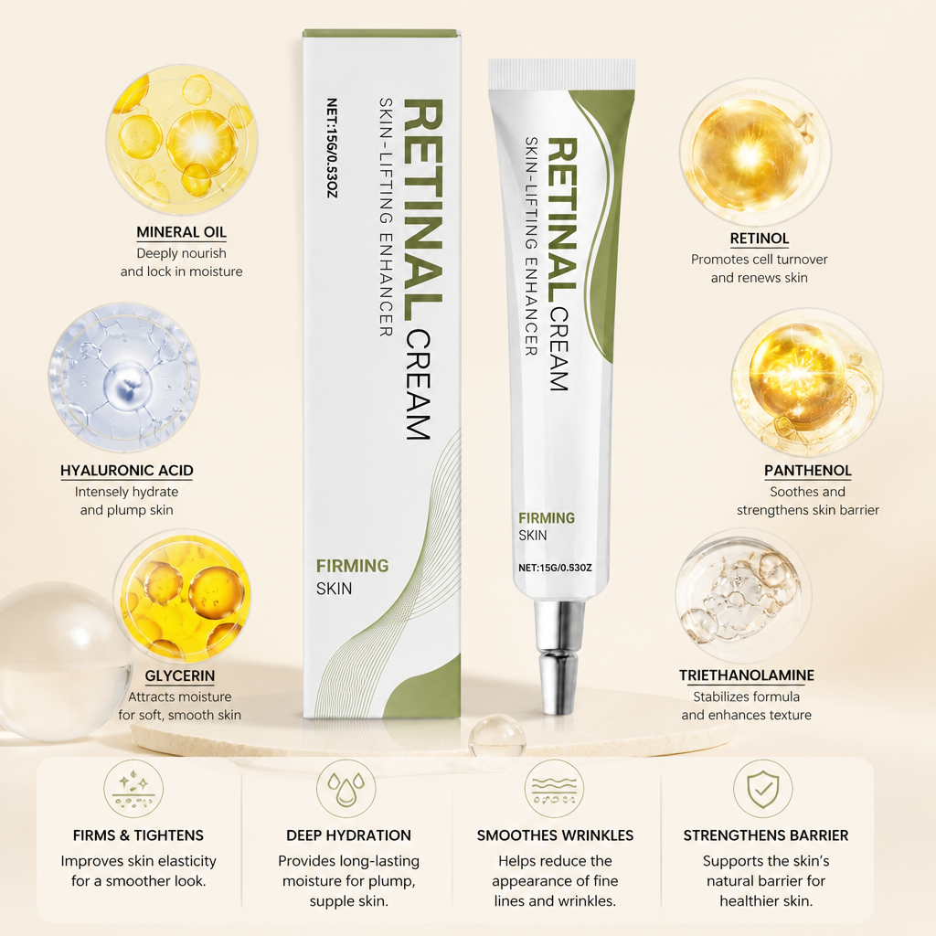 Retinal Night Cream – Smooths & Hydrates for Firmer-Looking Skin