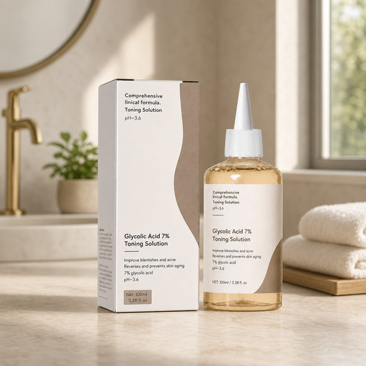 Glycolic Acid Facial Toner – Smooth, Bright & Hydrated Looking Skin