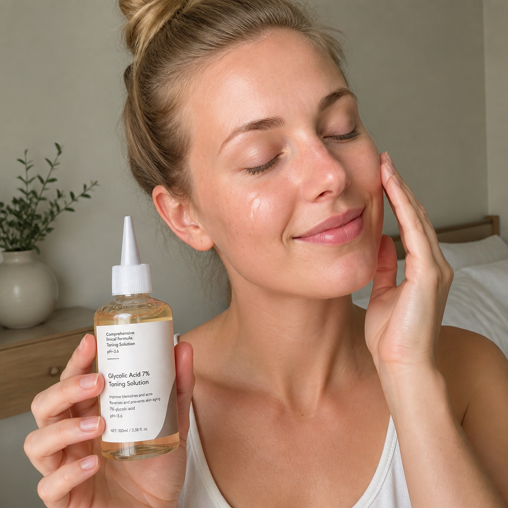 Glycolic Acid Facial Toner – Smooth, Bright & Hydrated Looking Skin