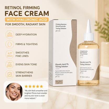 Glycolic Acid Facial Toner – Smooth, Bright & Hydrated Looking Skin
