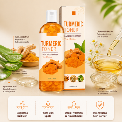 Turmeric Toner – Refreshes Skin for a Brighter, More Even-Looking Complexion
