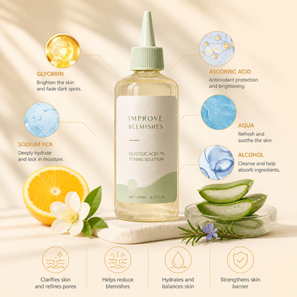 Vitamin C Brightening Facial Toner – Hydrating Formula for Radiant Skin