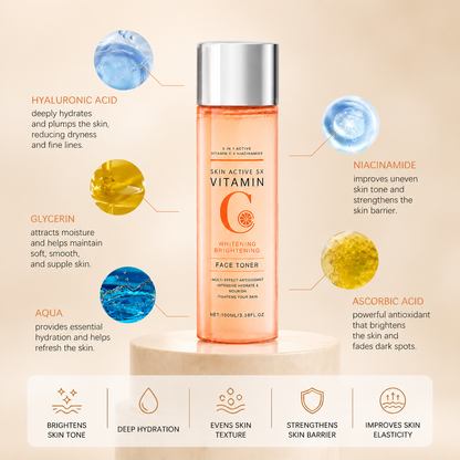 Vitamin C Brightening Face Toner – Hydrating Glow & Daily Radiance