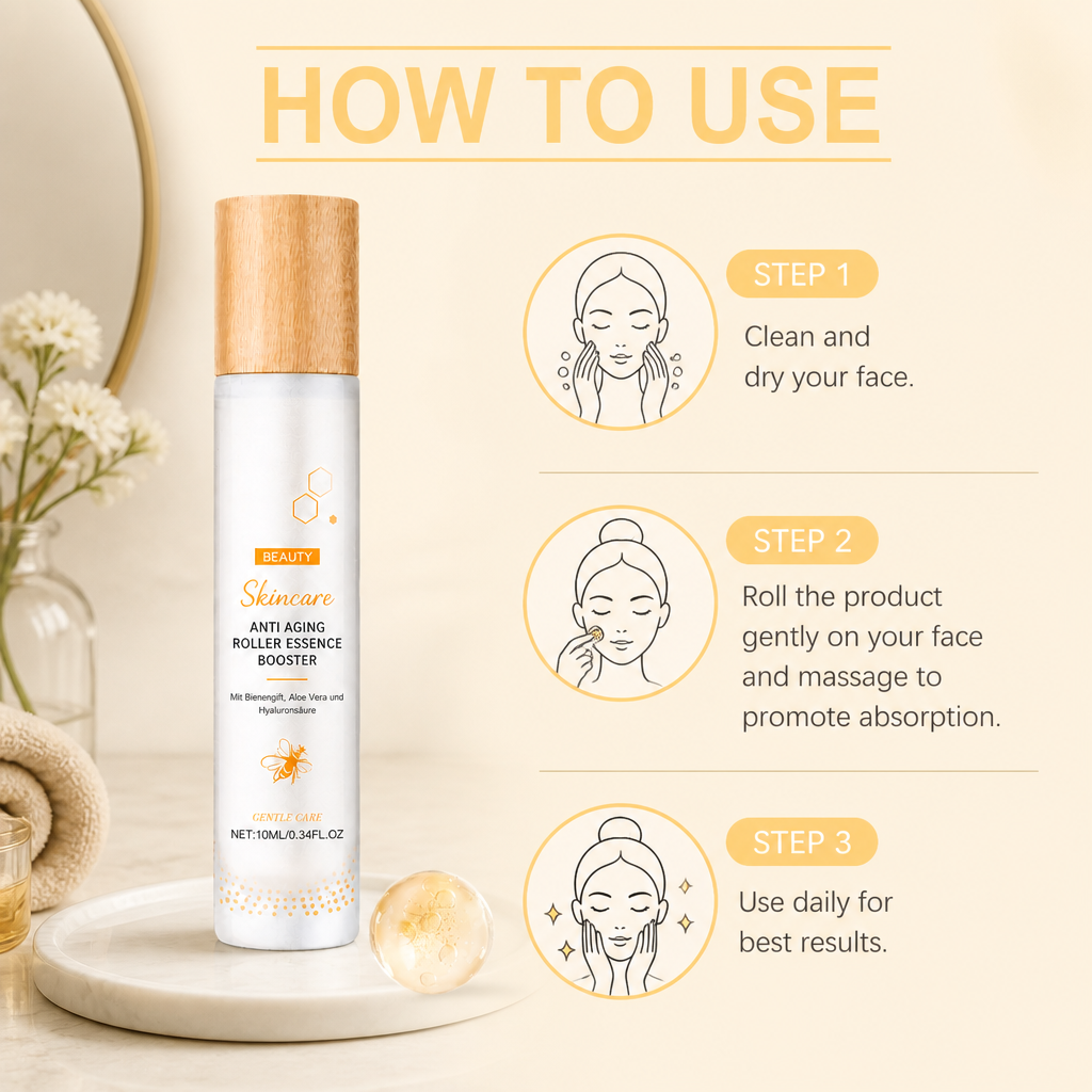 Bee Venom Roller Essence – Firming Hydration for Smooth, Radiant Skin