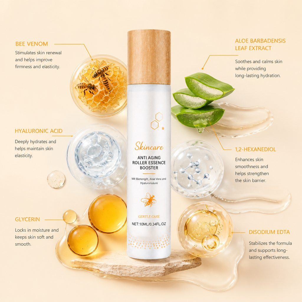 Bee Venom Roller Essence – Firming Hydration for Smooth, Radiant Skin