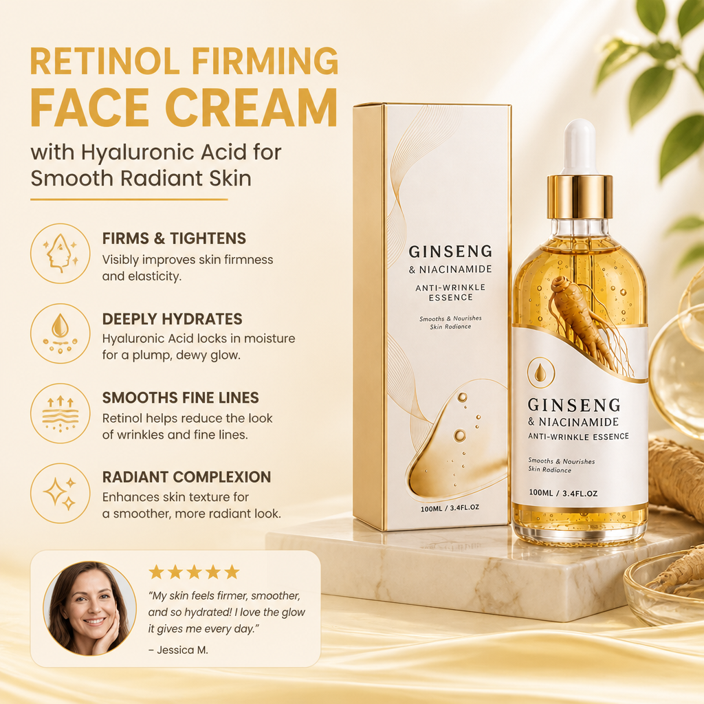 Ginseng & Niacinamide Essence – Nourishes for Smooth, Radiant-Looking Skin