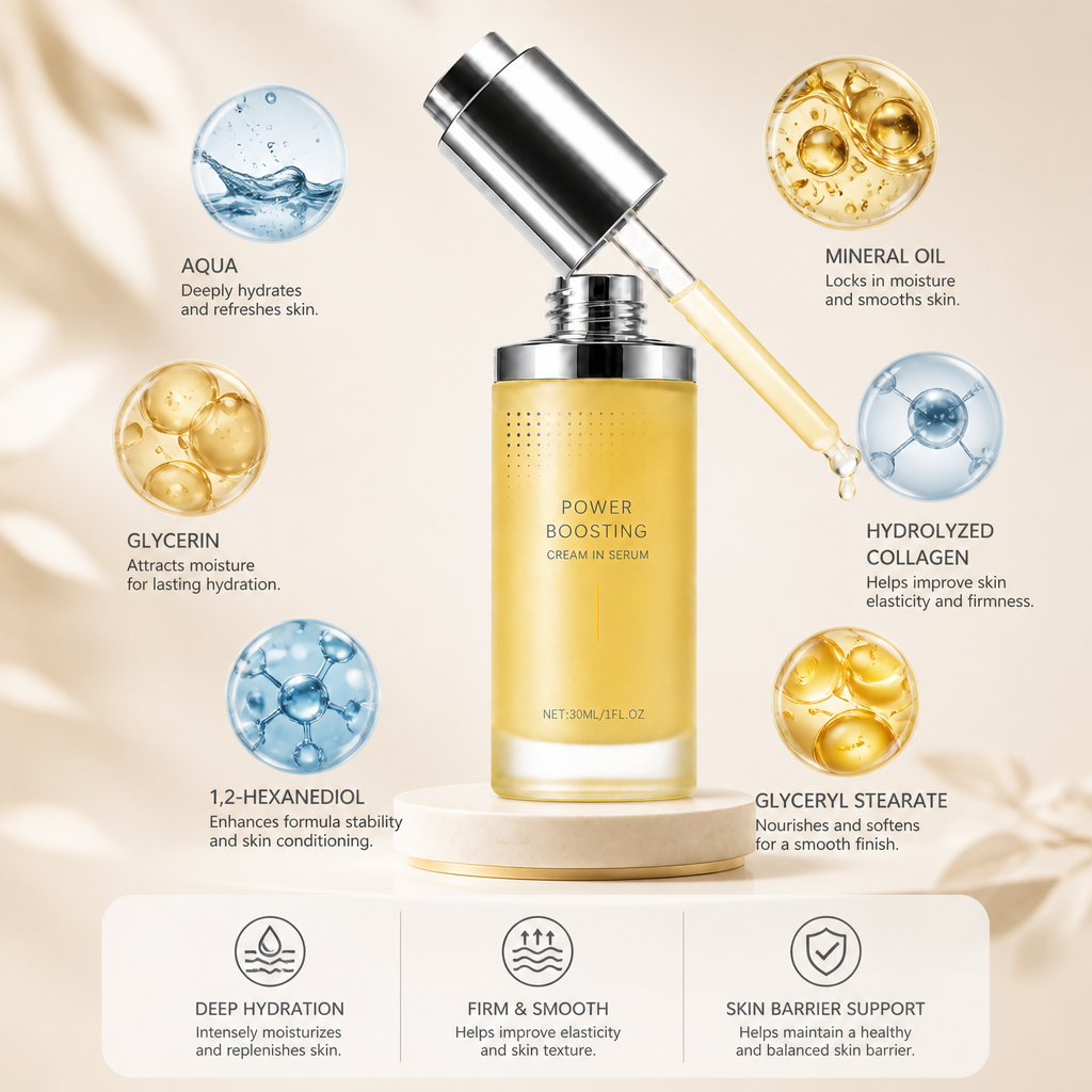 Collagen Cream Serum – Deep Hydration for Smooth, Firm-Looking Skin