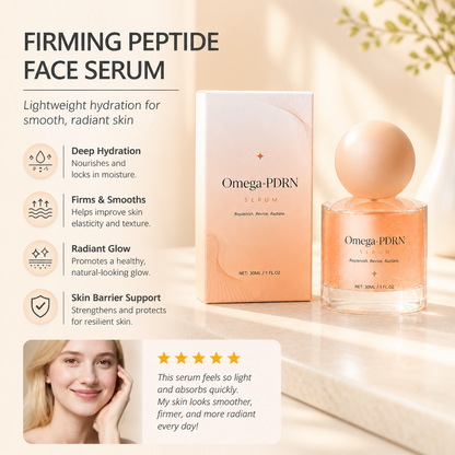 Firming Peptide Face Serum – Lightweight Hydration for Smooth, Radiant Skin