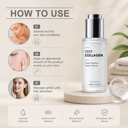 Deep Collagen Cream Serum – Intensive Hydration & Firm-Looking Skin