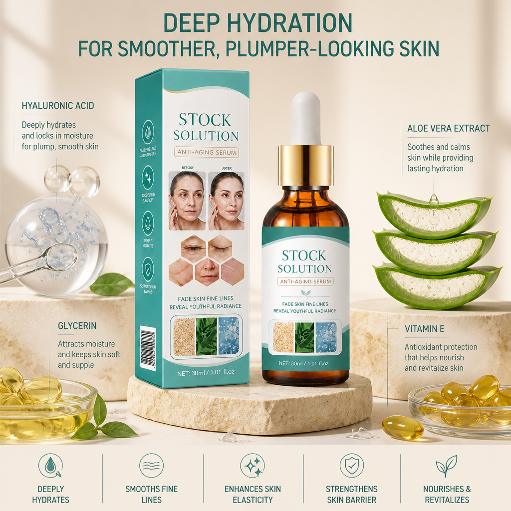 Hyaluronic Acid Face Serum – Deep Hydration for Smooth, Plump-Looking Skin