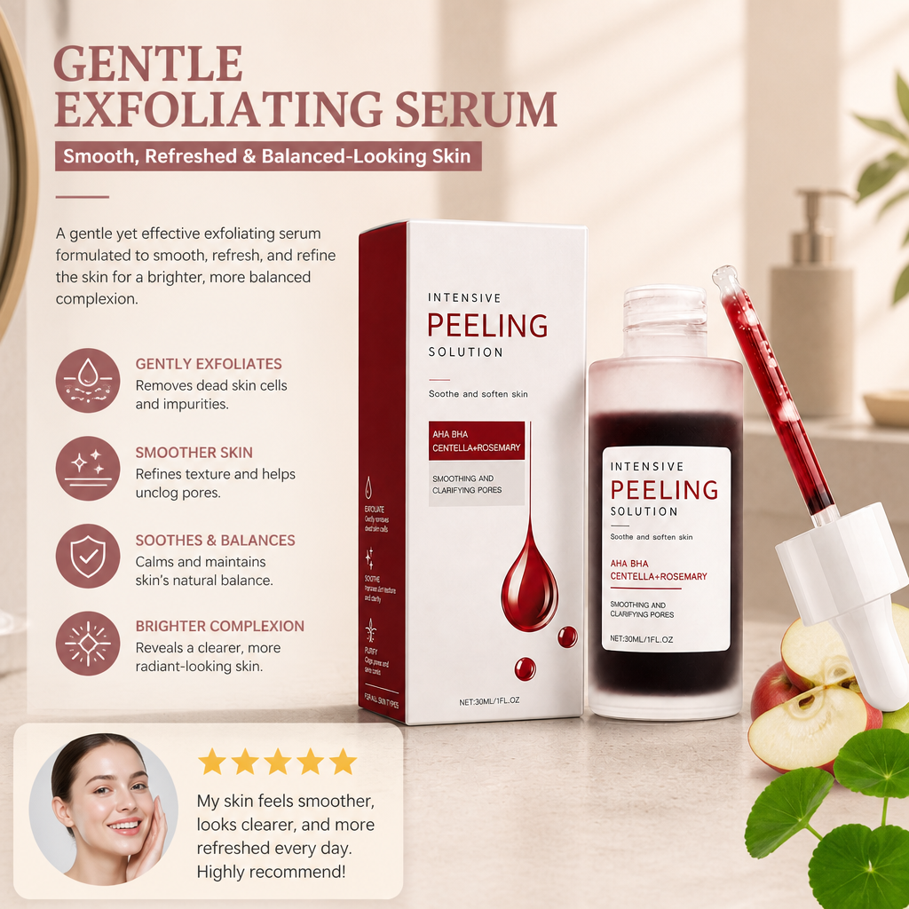 Gentle Exfoliating Serum – Smooth, Refreshed & Balanced-Looking Skin