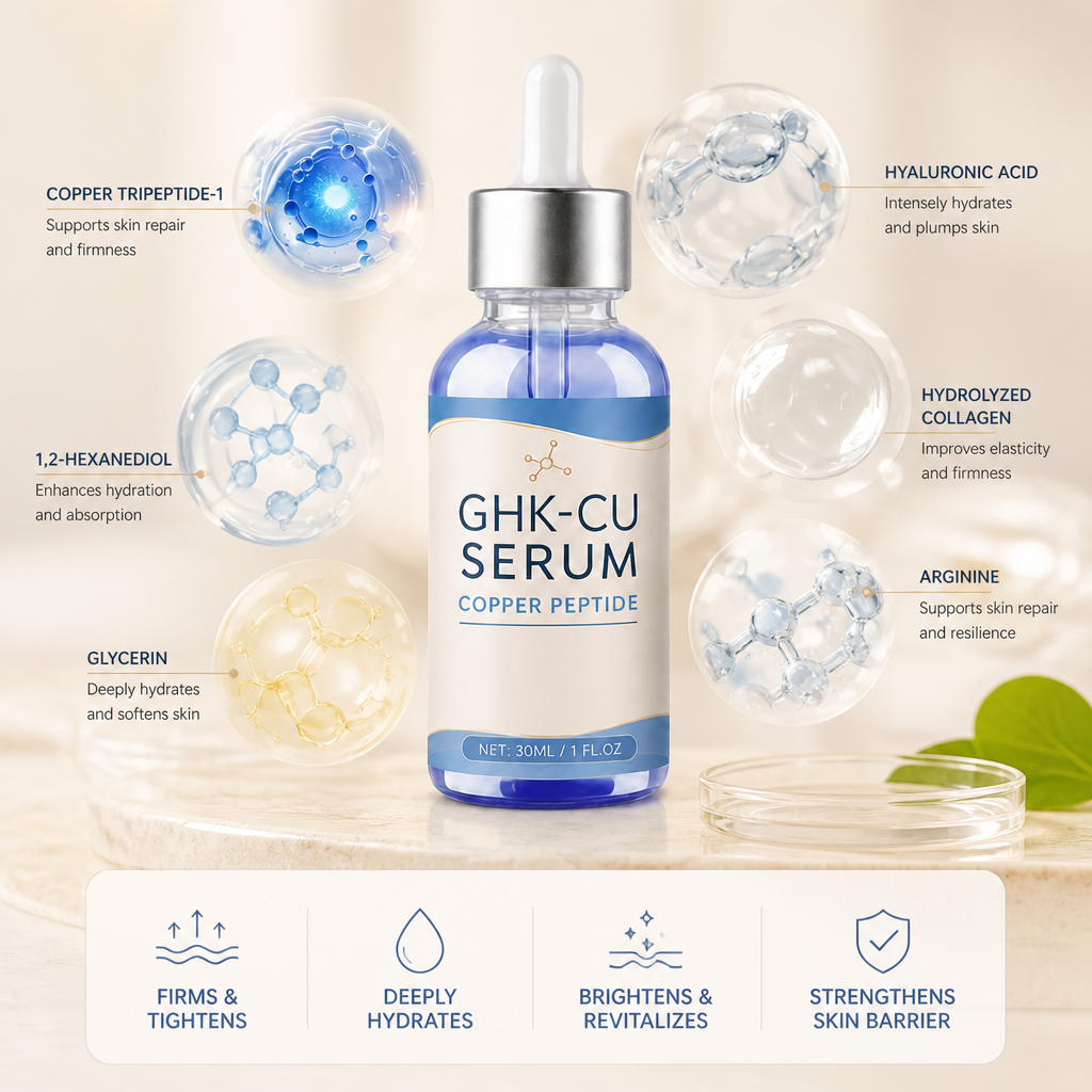 Copper Peptide GHK-Cu – Lightweight Serum for Firmer, Smoother-Looking Skin