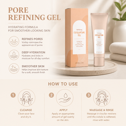 Pore Refining Gel – Hydrating Formula for Smoother-Looking Skin