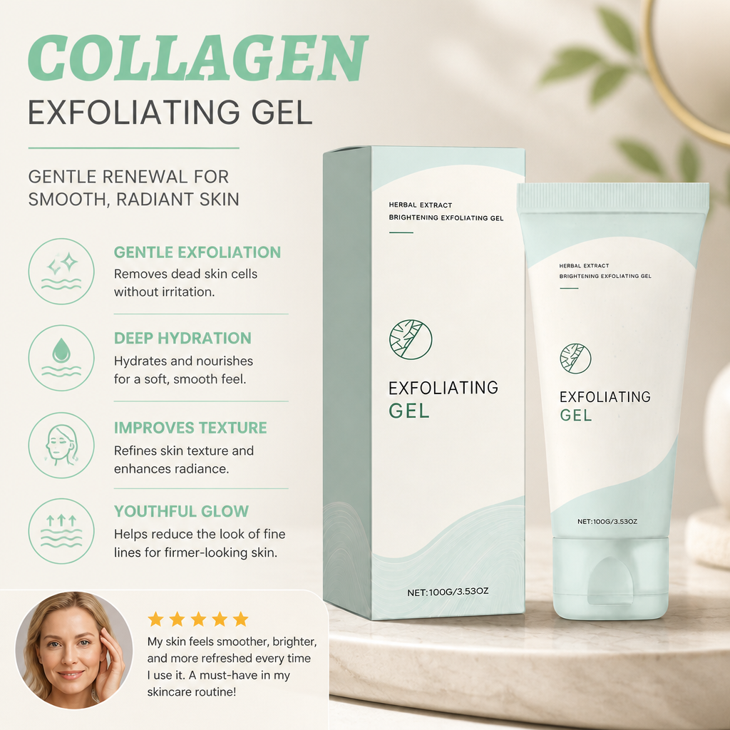Collagen Exfoliating Gel – Gentle Renewal for Smooth, Radiant Skin