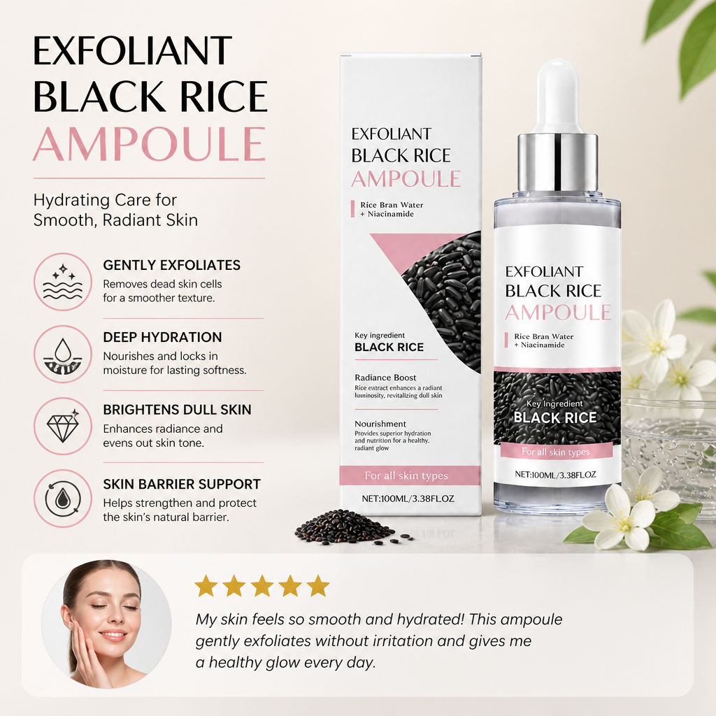 Black Rice Exfoliating Ampoule – Hydrating Care for Smooth, Radiant Skin