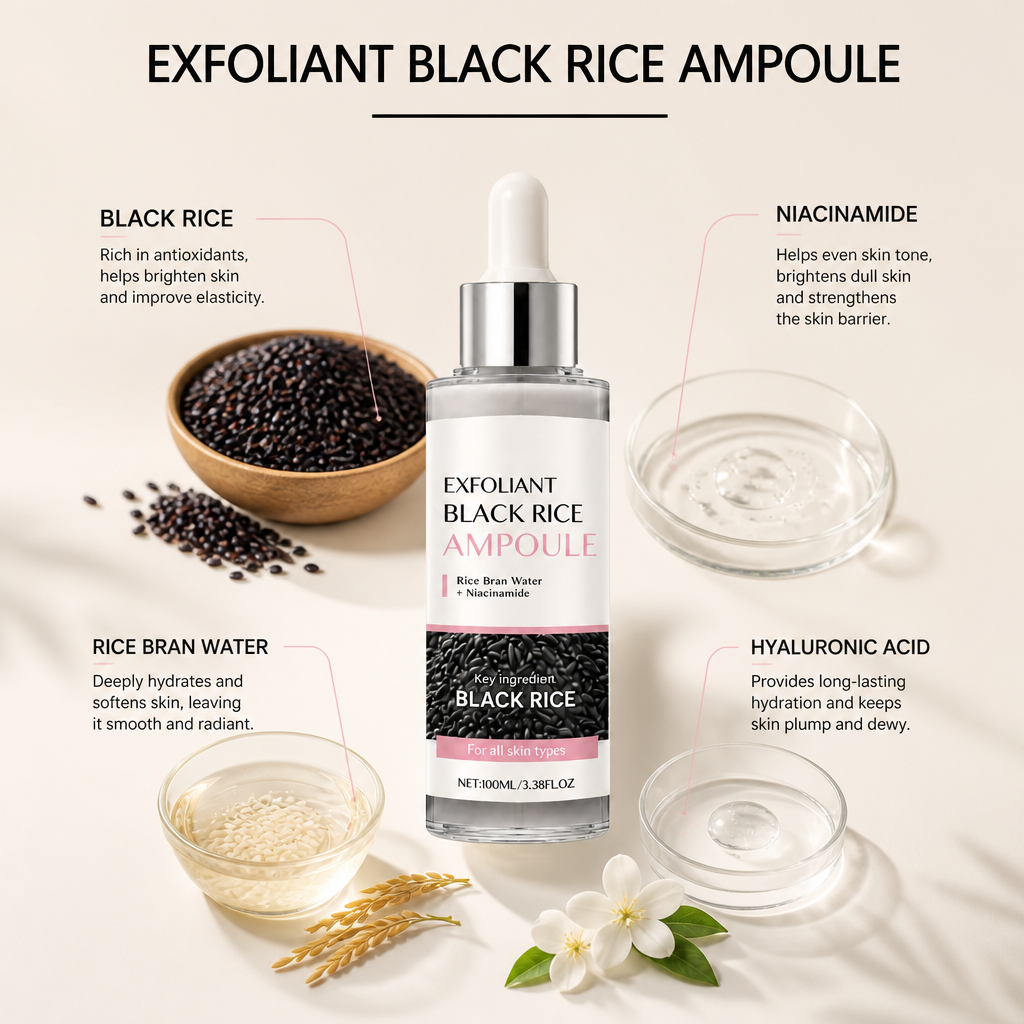 Black Rice Exfoliating Ampoule – Hydrating Care for Smooth, Radiant Skin
