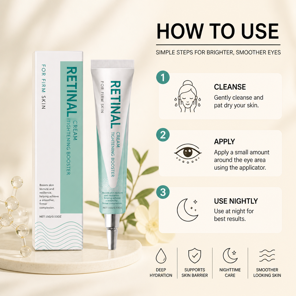 Retinal & Retinol Eye Cream – Hydrating Care for Smoother-Looking Eyes