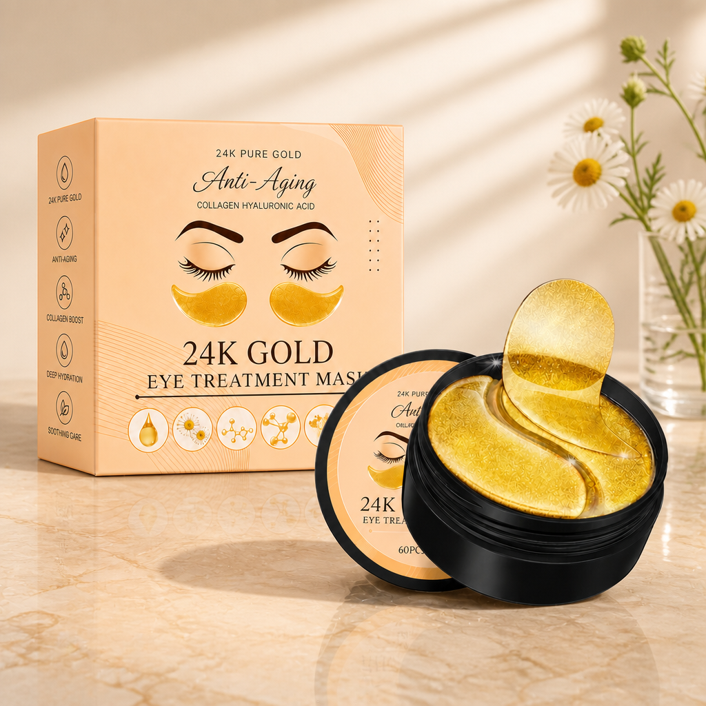Collagen & Hyaluronic Eye Patches – Hydrating Care for Brighter-Looking Eyes
