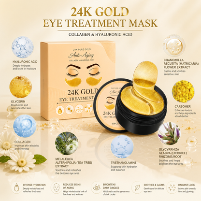 Collagen & Hyaluronic Eye Patches – Hydrating Care for Brighter-Looking Eyes