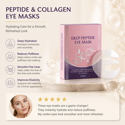 Peptide & Collagen Eye Masks – Hydrating Care for a Smooth, Refreshed Look