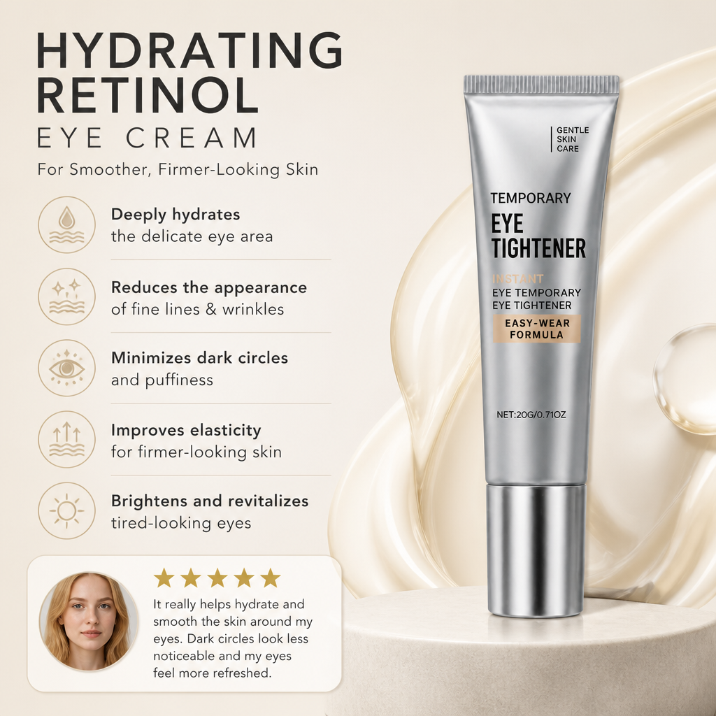Hydrating Retinol Eye Cream for Smoother, Firmer-Looking Skin