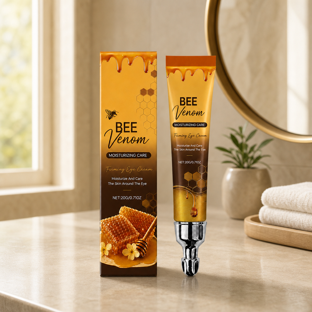 Bee Venom & Hyaluronic Acid Firming Eye Cream for Smooth, Hydrated Skin